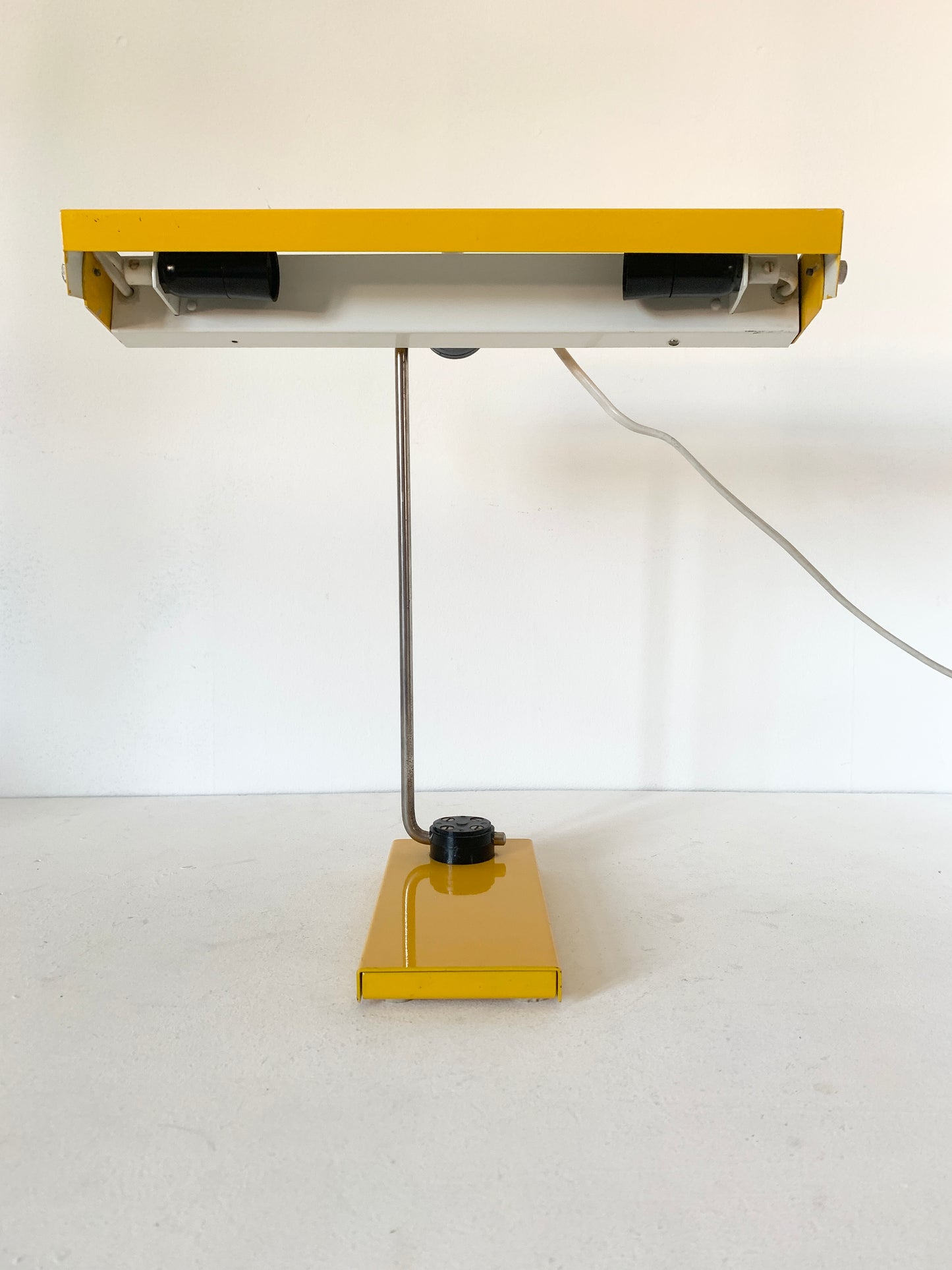 Mid Century Yellow Space Age Desk lamp