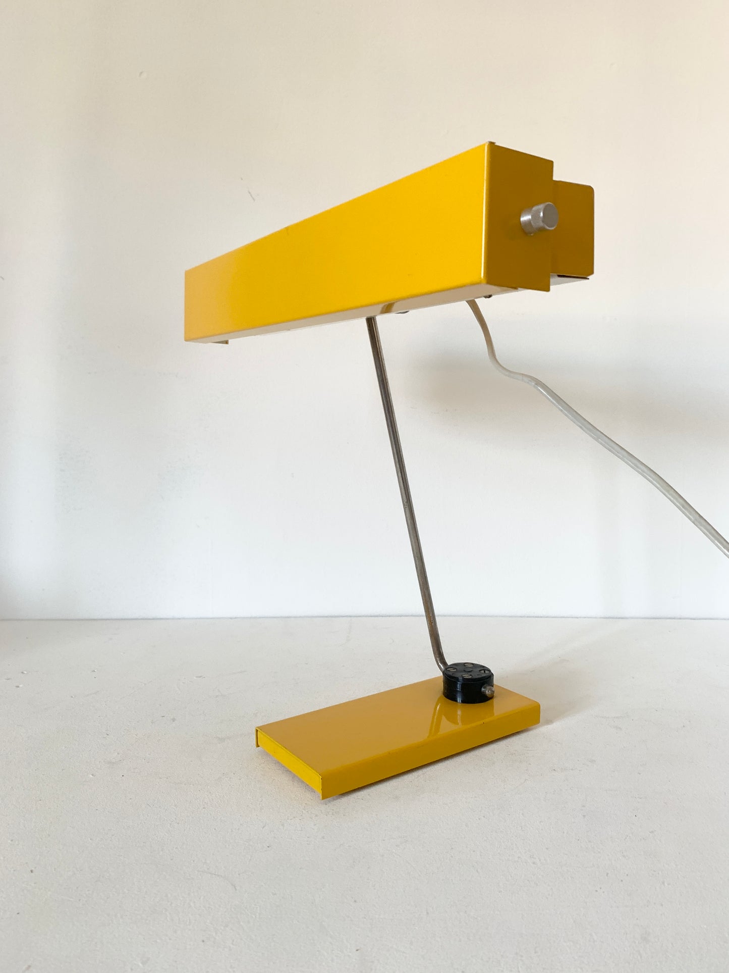 Mid Century Yellow Space Age Desk lamp