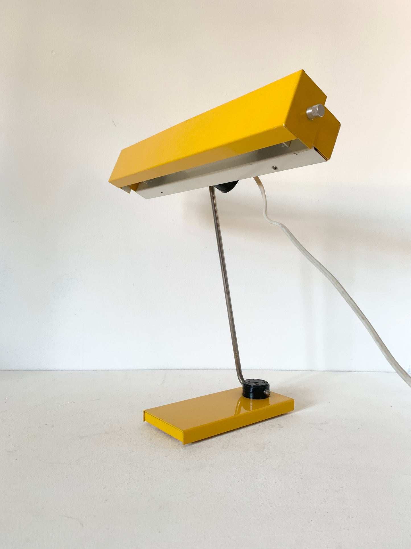 Mid Century Yellow Space Age Desk lamp