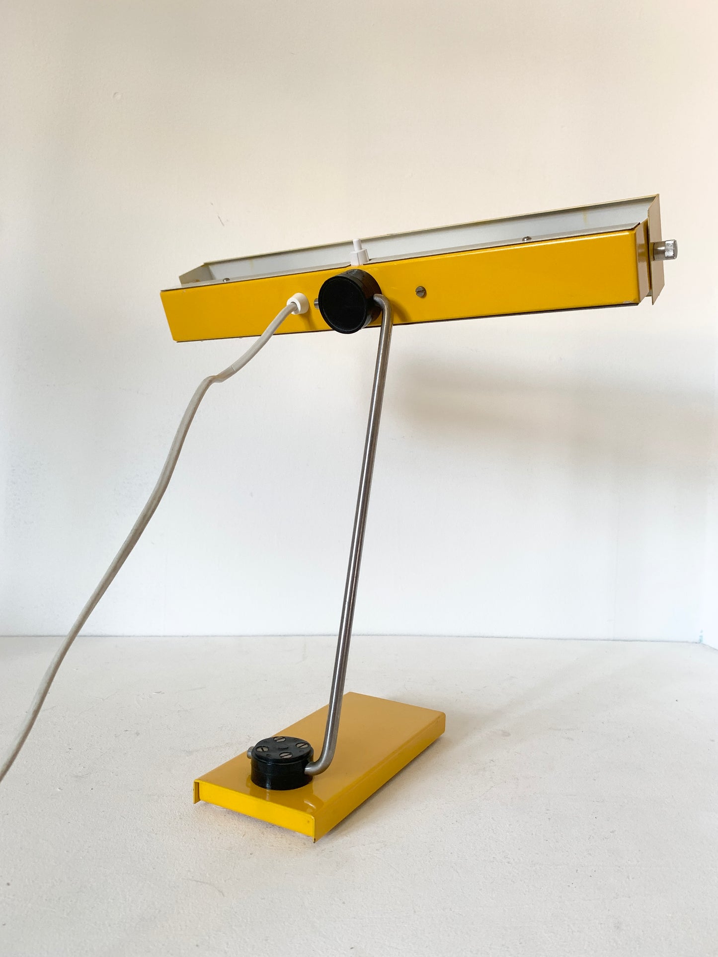 Mid Century Yellow Space Age Desk lamp