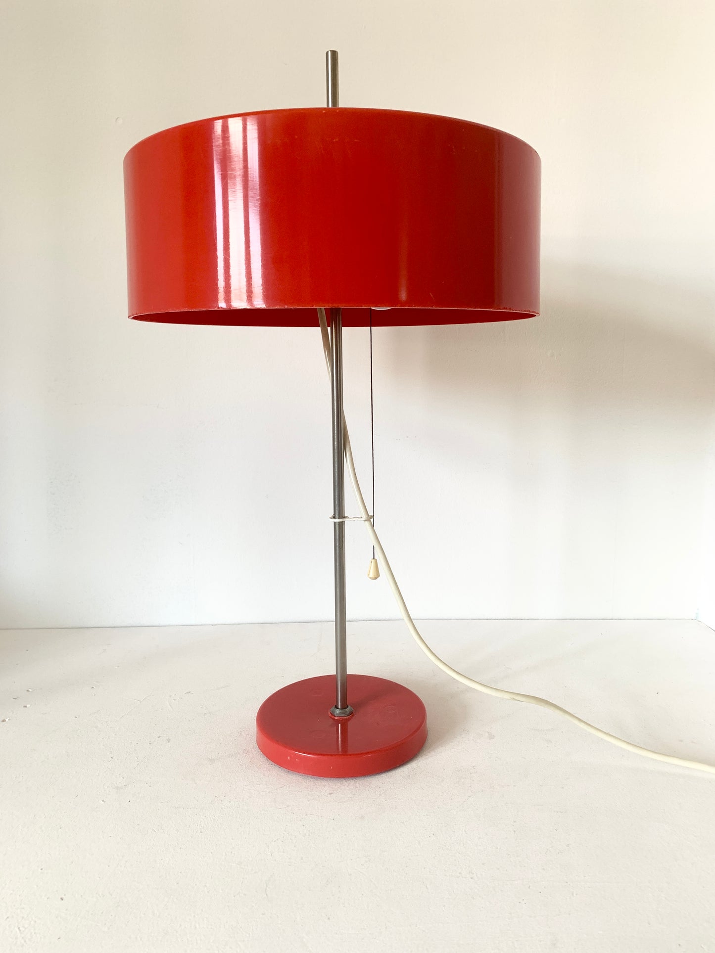 Mid Century Space Age Adjustable Mushroom Lamp