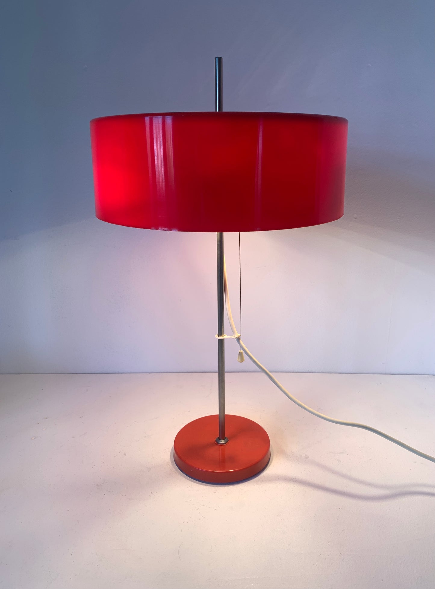 Mid Century Space Age Adjustable Mushroom Lamp