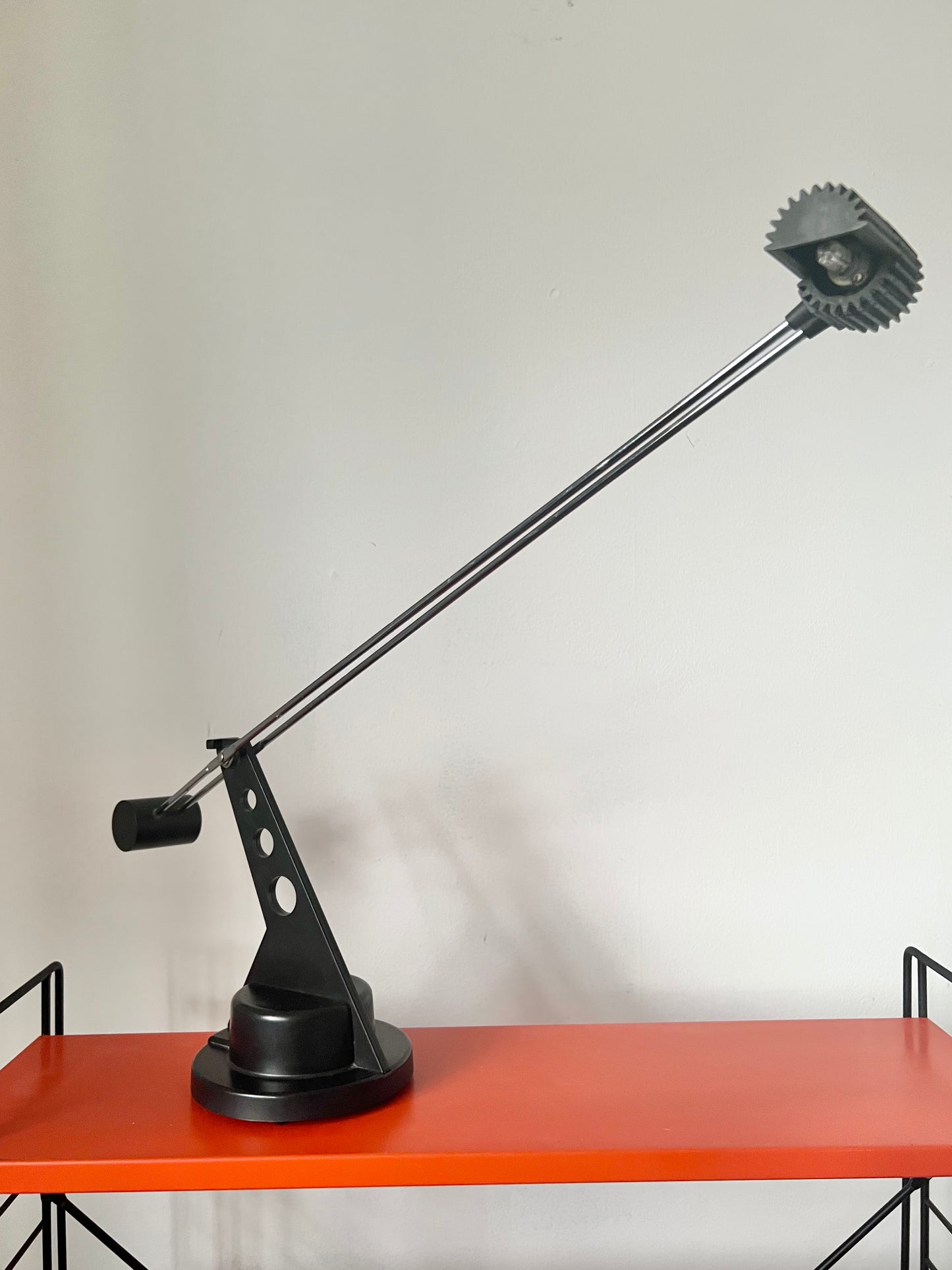 Postmodern counter-balanced table lamp by Luxo