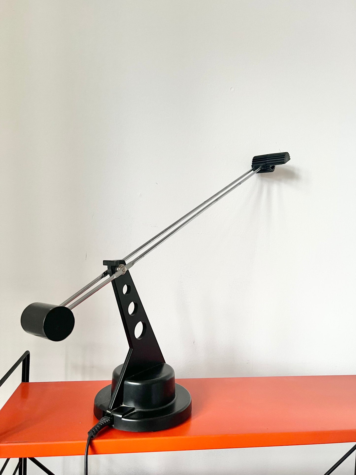 Postmodern counter-balanced table lamp by Luxo