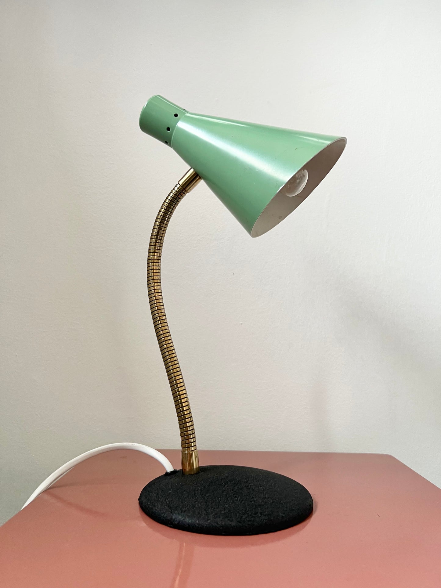 Mid Century Green Desk Lamp