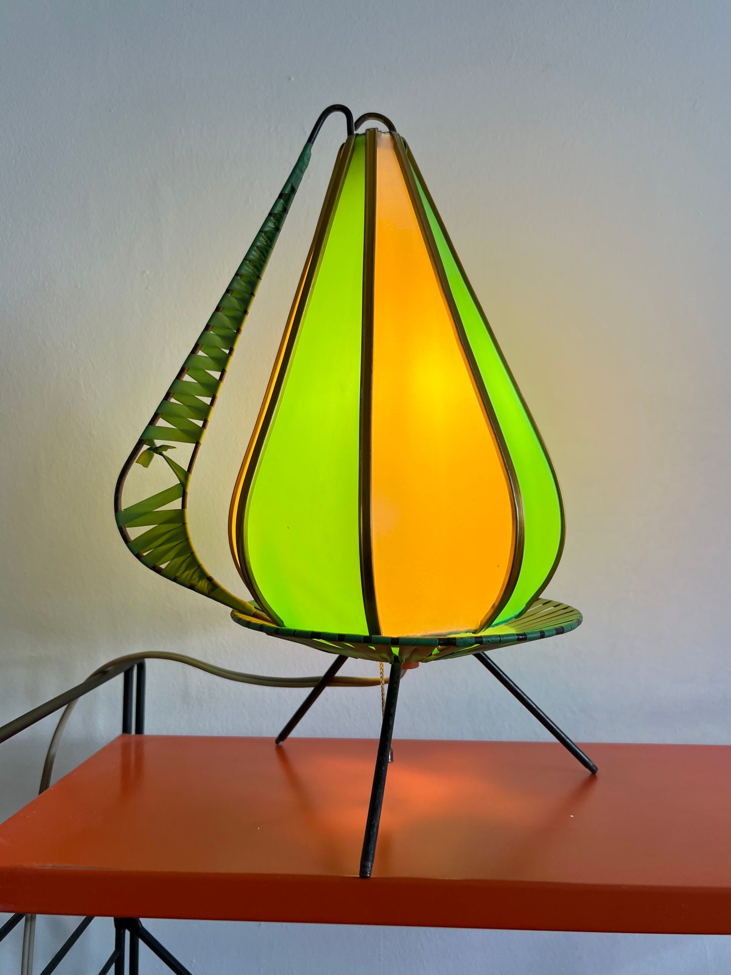 Mid Century Tripod Table Lamp