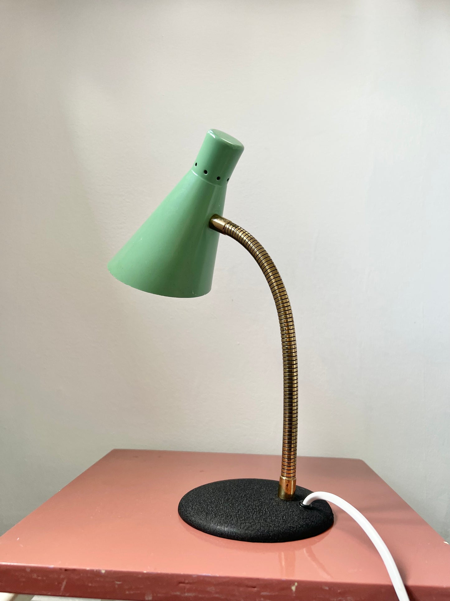 Mid Century Green Desk Lamp