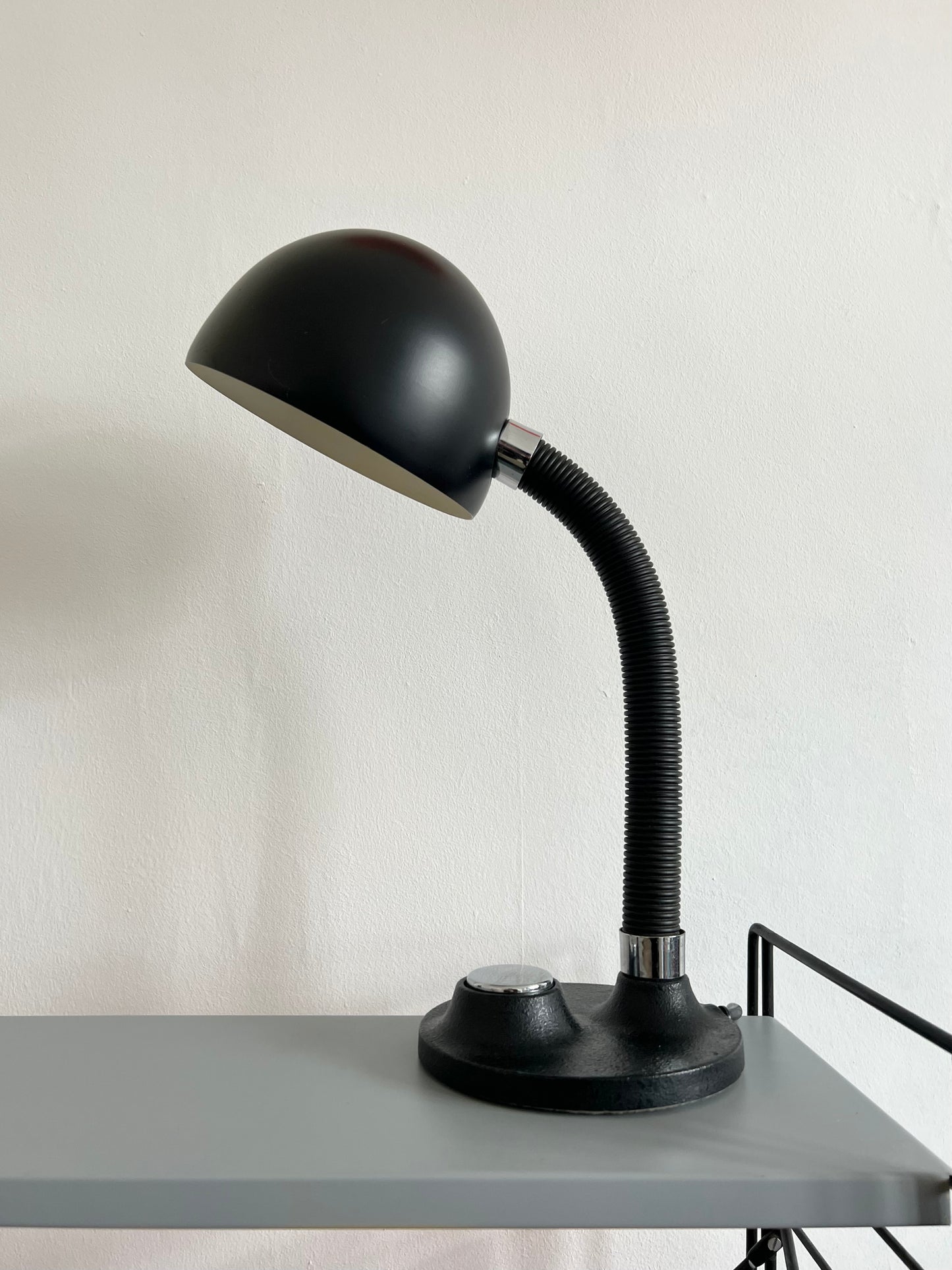 Mid Century Space Age Desk Lamp by Hillebrand