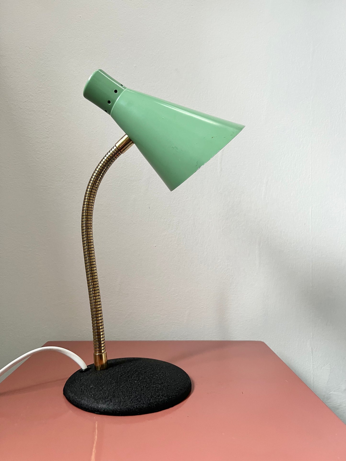 Mid Century Green Desk Lamp