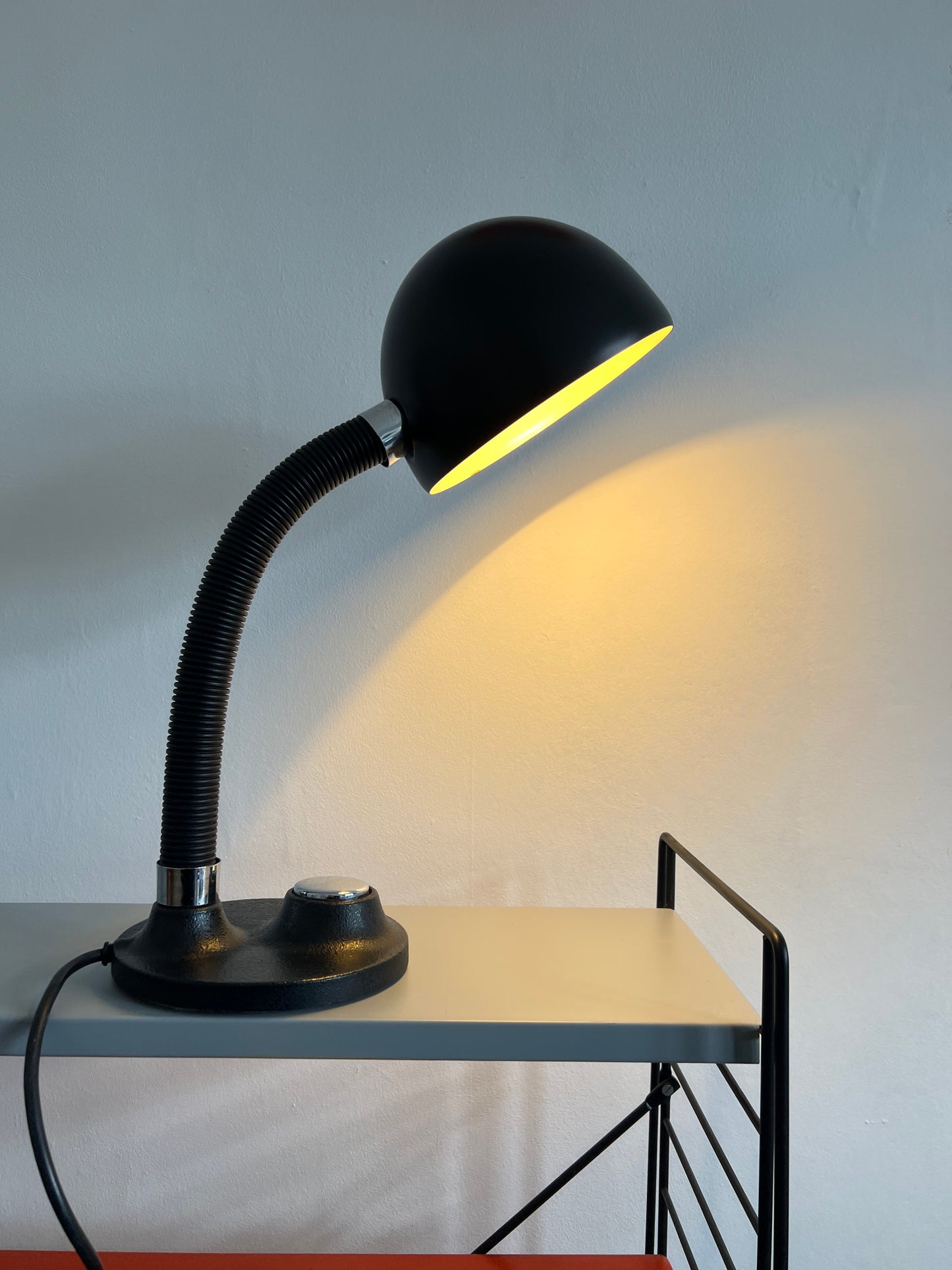 Mid Century Space Age Desk Lamp by Hillebrand