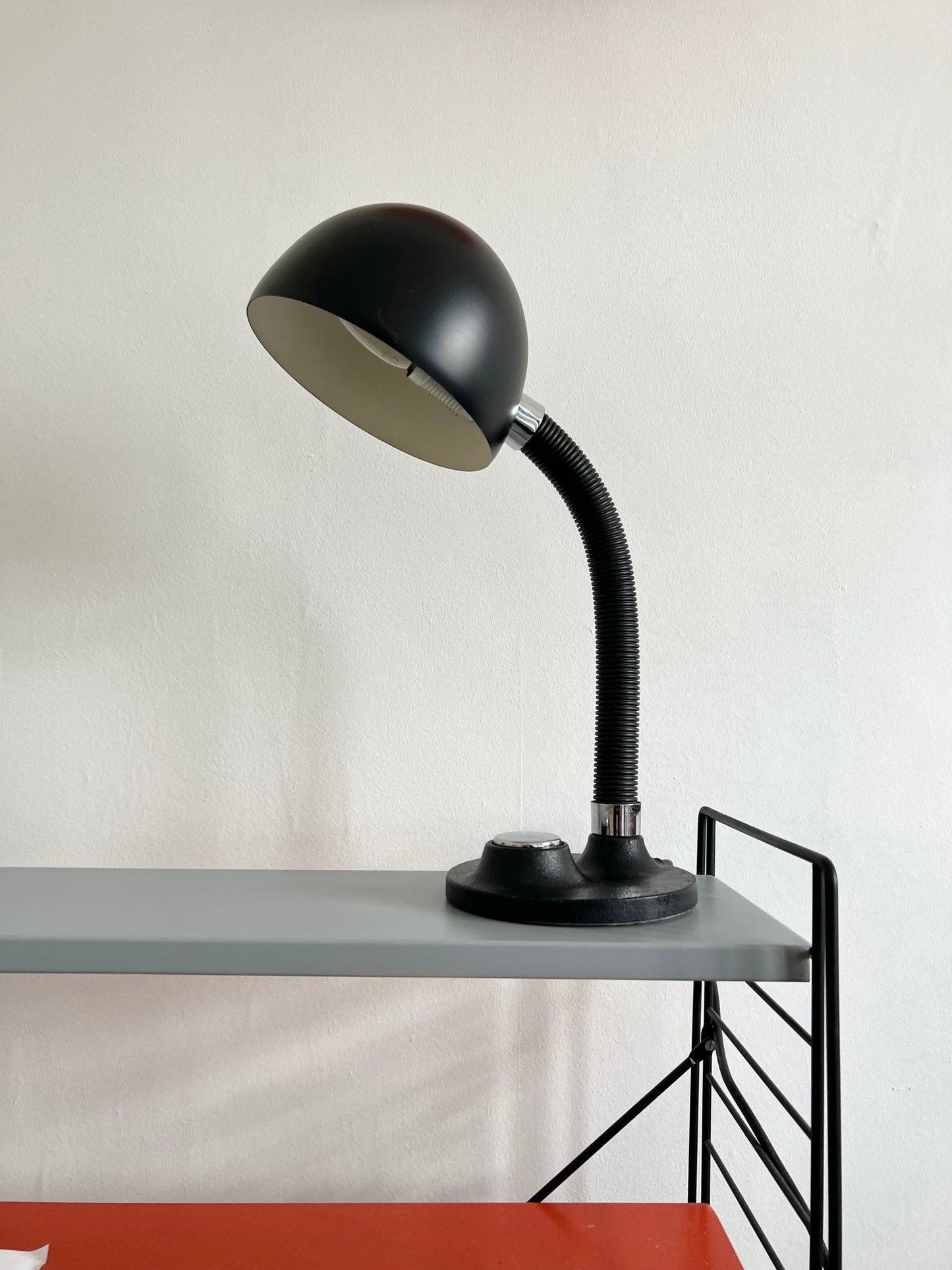 Mid Century Space Age Desk Lamp by Hillebrand