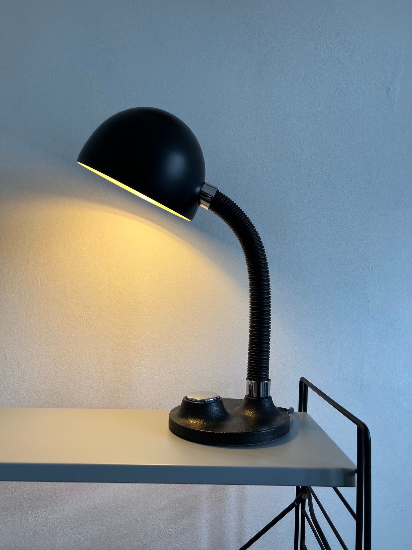 Mid Century Space Age Desk Lamp by Hillebrand