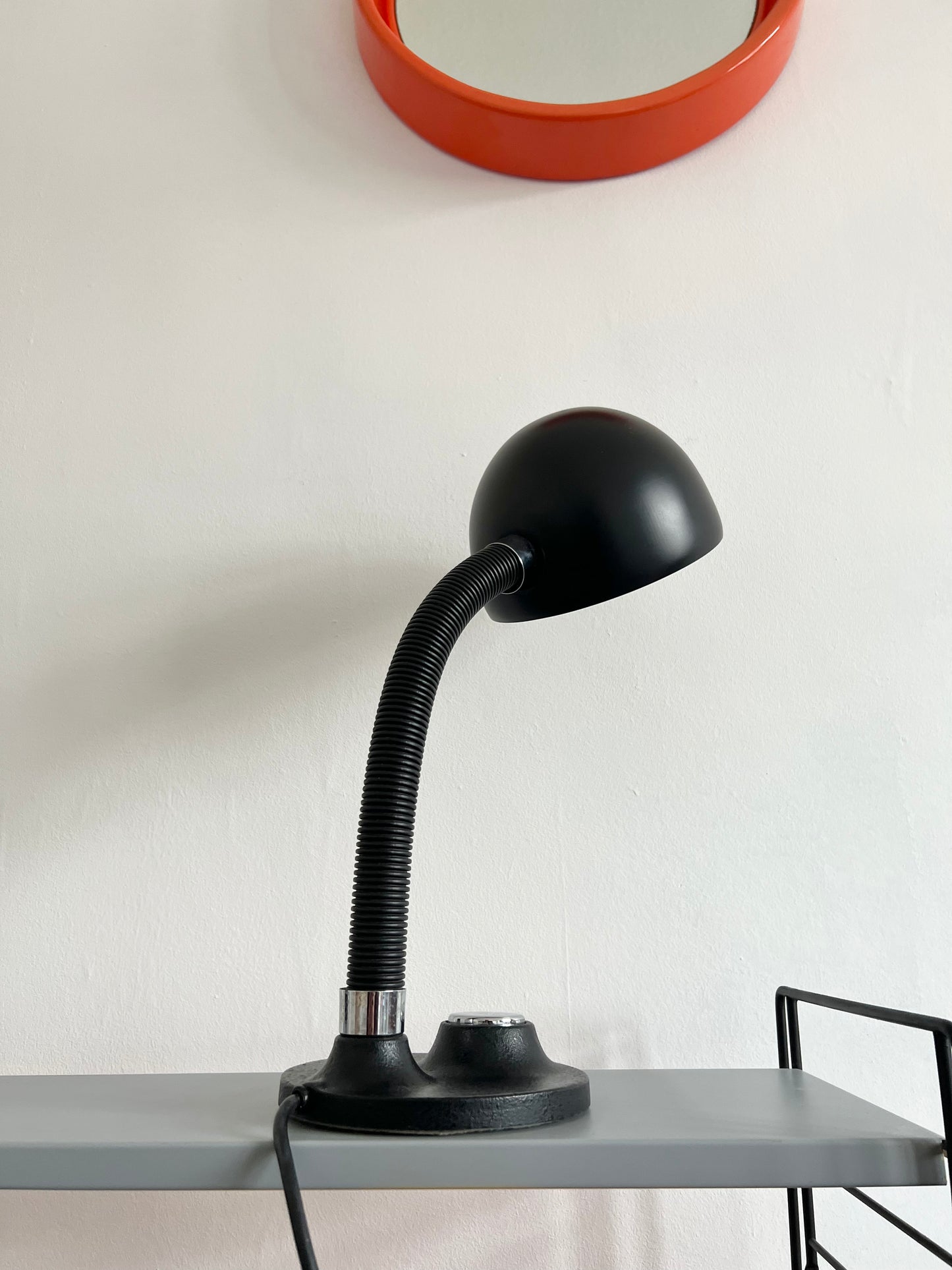 Mid Century Space Age Desk Lamp by Hillebrand